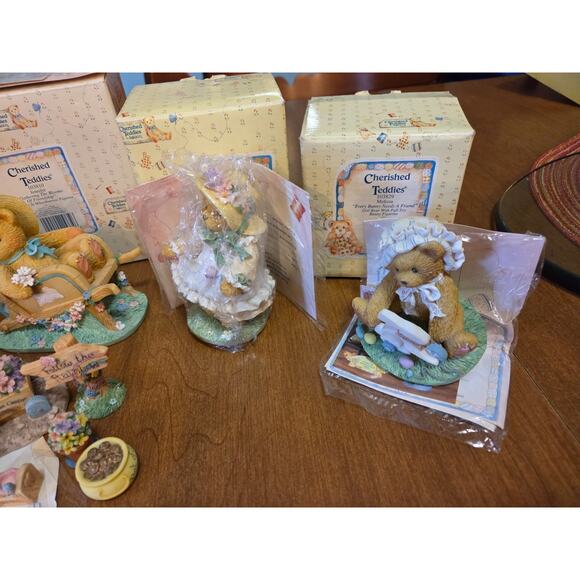 Cherished Teddies Rainbow Lane Series Lot of 7 - Picture 4 of 4